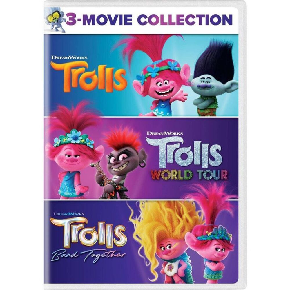 Universal Home Video - Trolls 3-Movie Collection (DVD) Blue